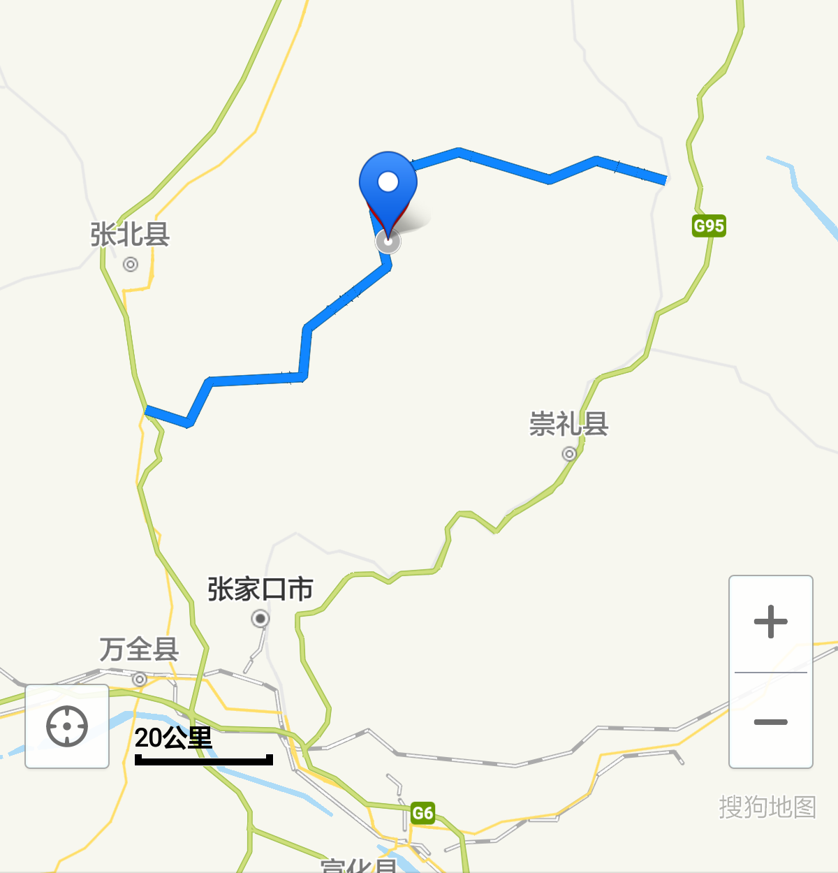 求 草原天路 自张北县城出发,途径天路,终点北京的具体路线