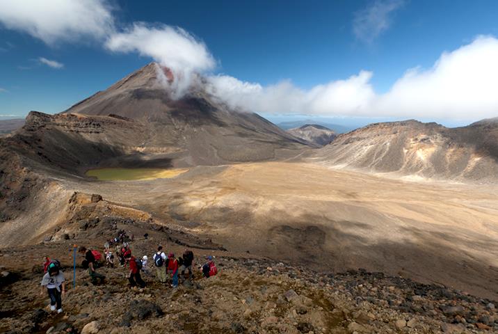 新西兰 陶波 汤加里罗火山徒步穿越一日游(含导游)