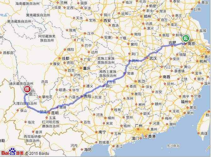 昆明到丽江有高速 走沪昆高速,到了昆明再走昆丽高速.