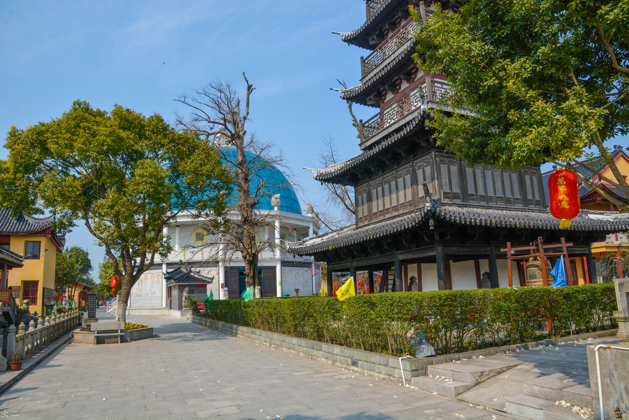 上海 松隐禅寺 华严塔 东林禅寺 金山嘴渔村 古塔巡礼系列之76-1
