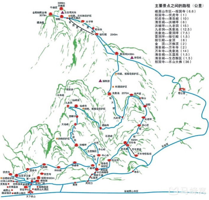3月初,下午两点左右到峨眉山,预计2-3日游,之后到乐山,怎样安排能游览