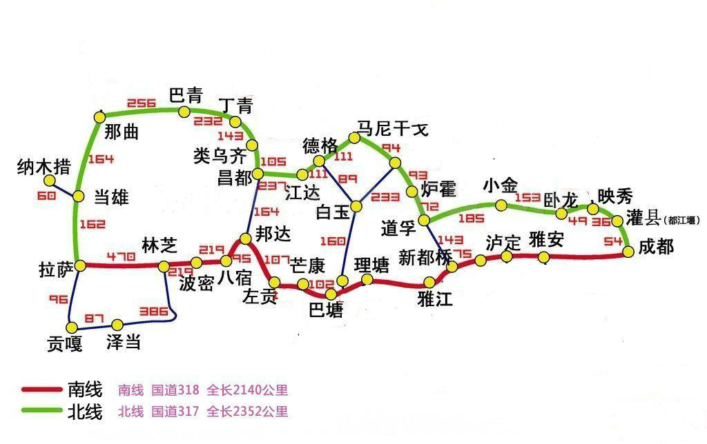 川藏北线人口_川藏北线详细地图