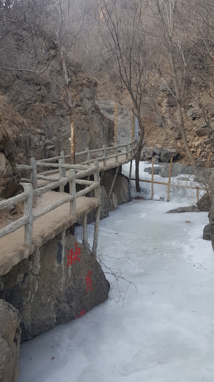 门头沟神泉峡冰瀑布