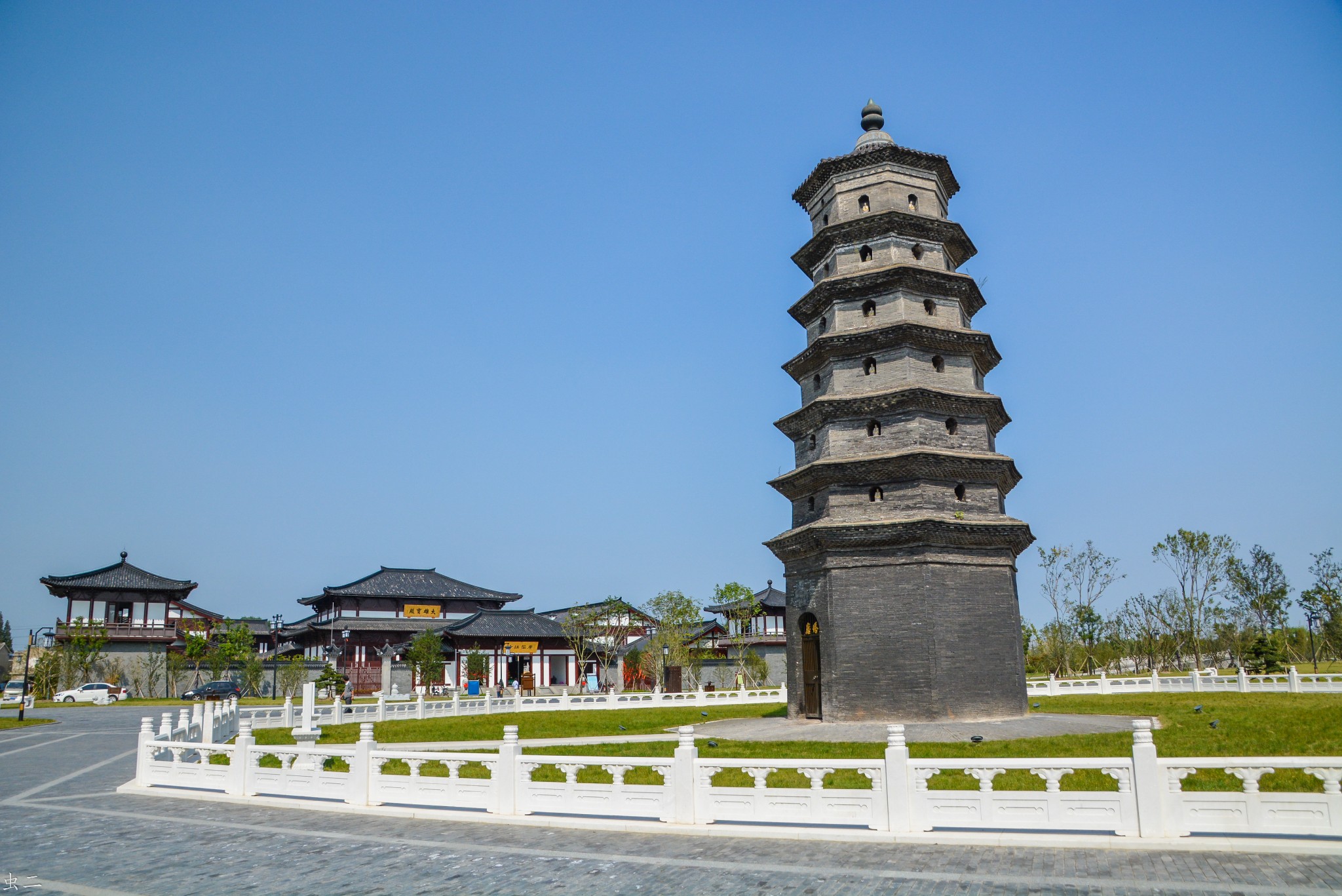 盐城东台 海春轩塔-广福禅寺-海春塔苑(古塔巡礼系列之112)