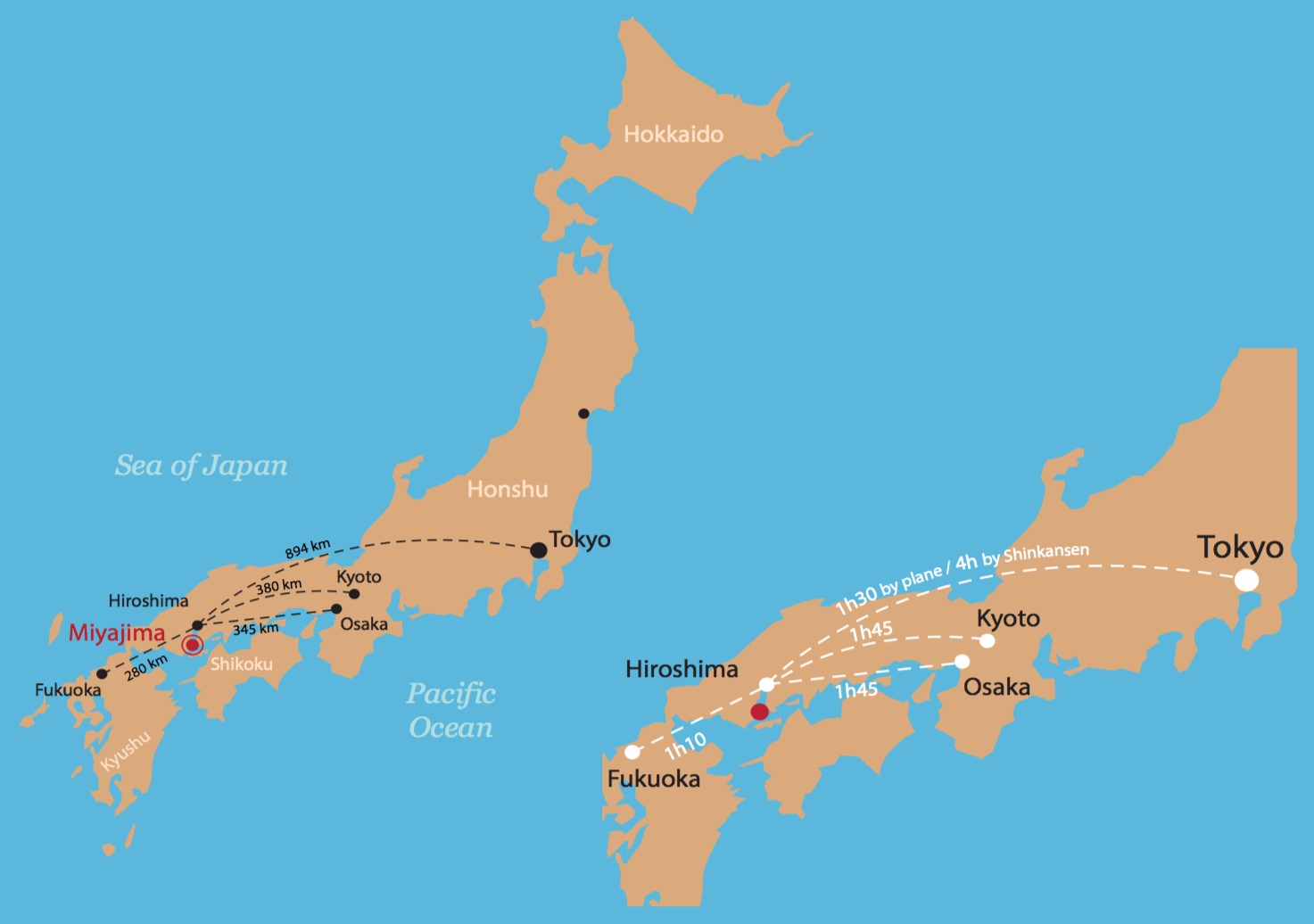 日本三景之一宫岛,人与神共存的岛屿