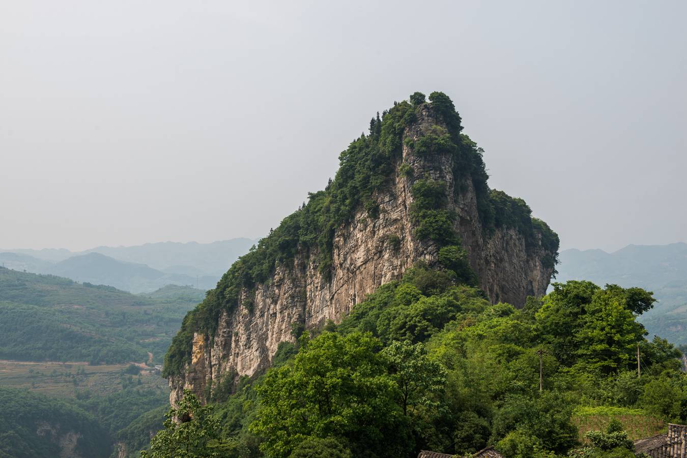 换个角度看叙永县天台山!