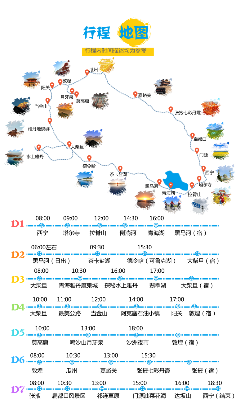 探秘水上雅丹·青甘大环线7日行(青海湖 茶卡盐湖 翡翠湖 雅丹魔鬼城