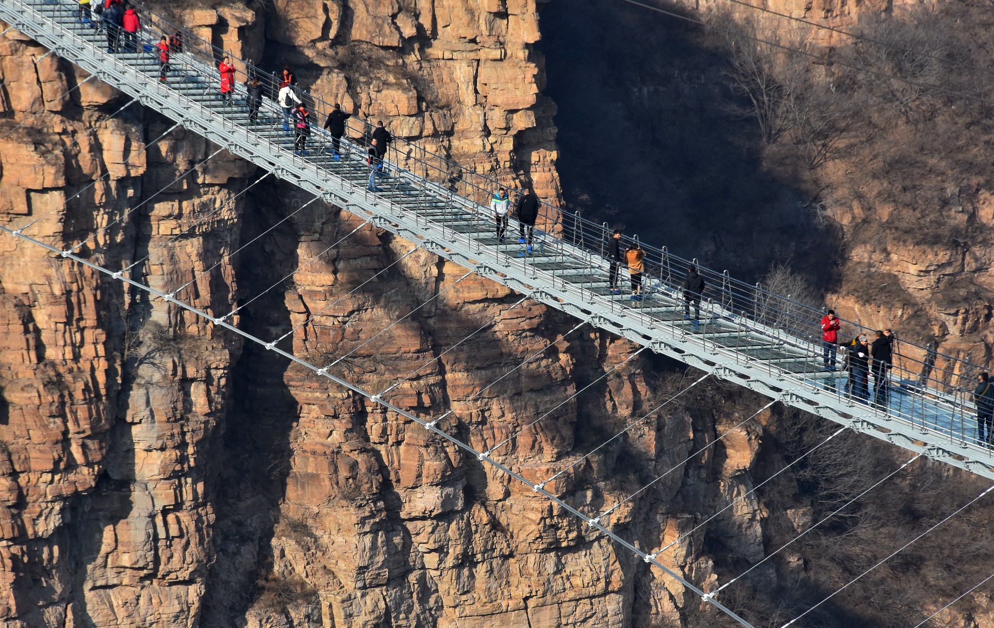 《随风驾中国》河北 平山【言过其实的红崖谷玻璃栈道