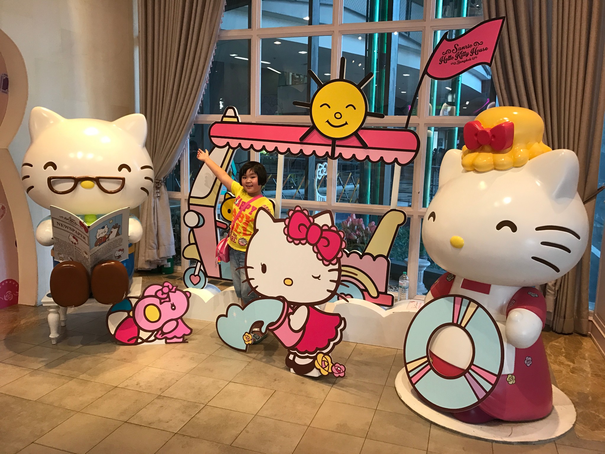 泰国曼谷游之三 hello kitty house cafe