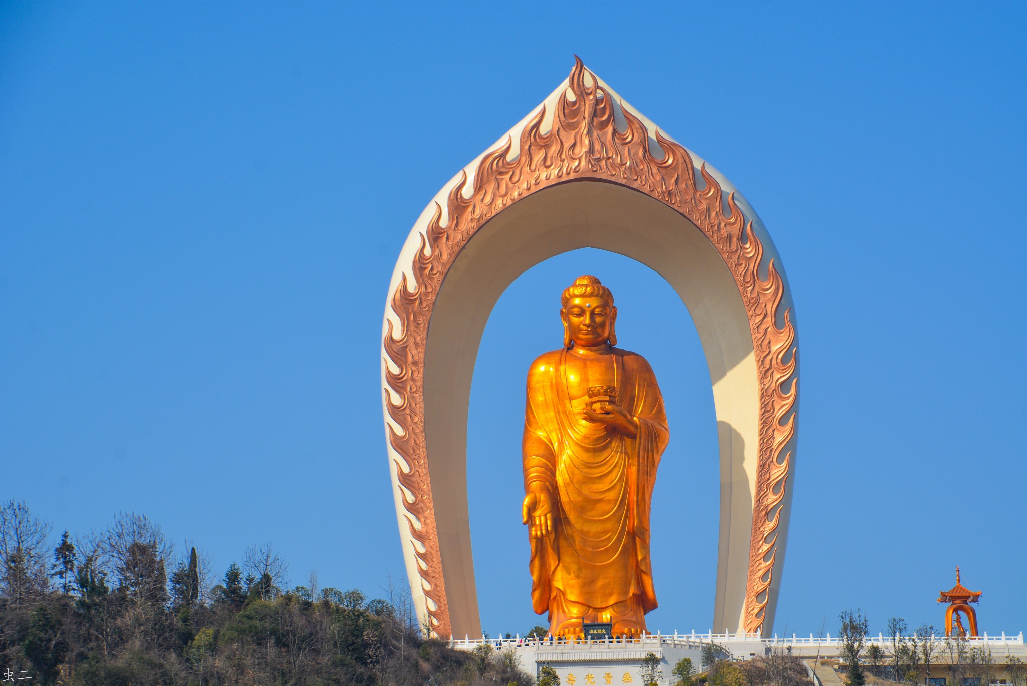 庐山行之十一 秀峰 东林寺净土苑 东林大佛 中国及世界最高阿弥陀佛