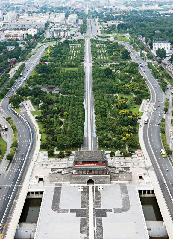 北京永定门南中轴线