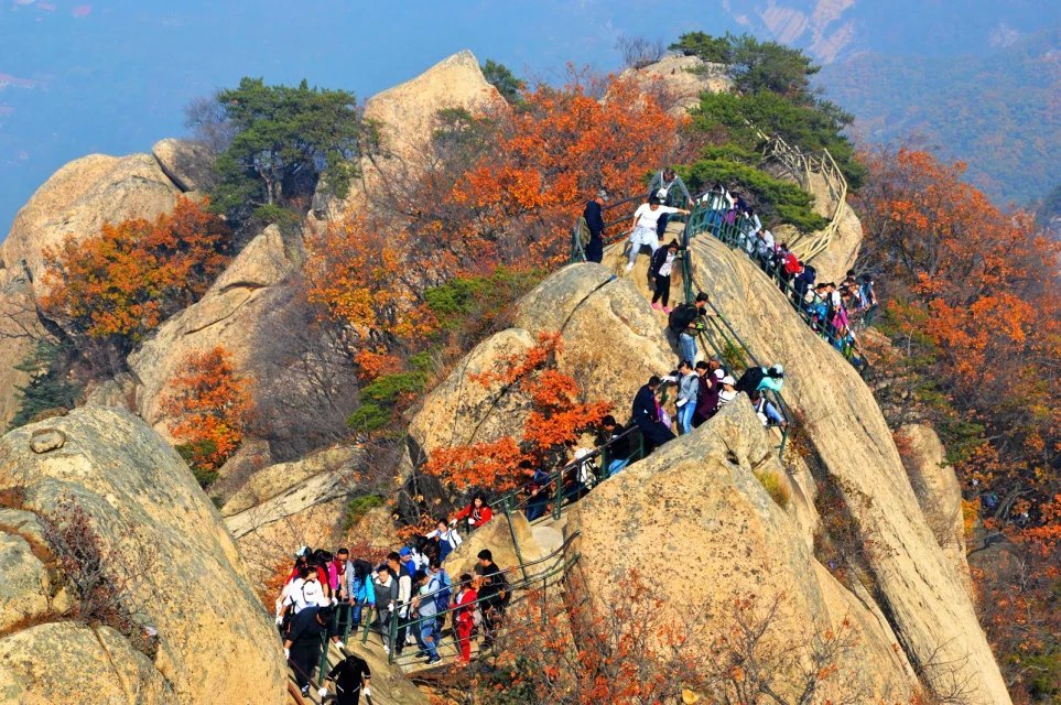 辽宁省旅游 丹东旅游攻略 登丹东凤凰山 丹东凤凰山登山攻略2015-11