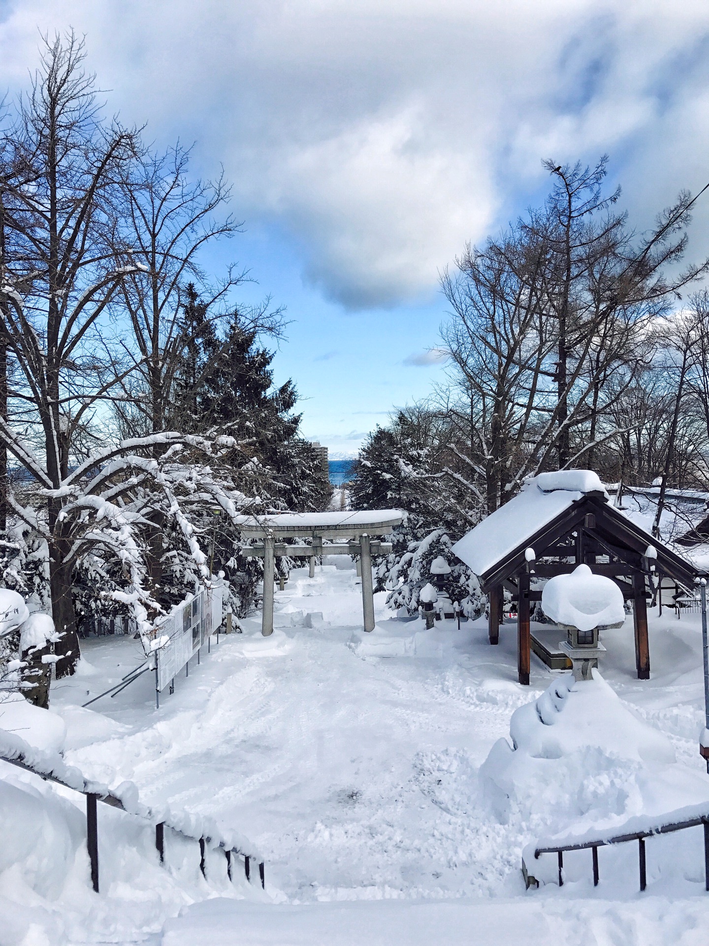 北海道-初遇小樽的雪