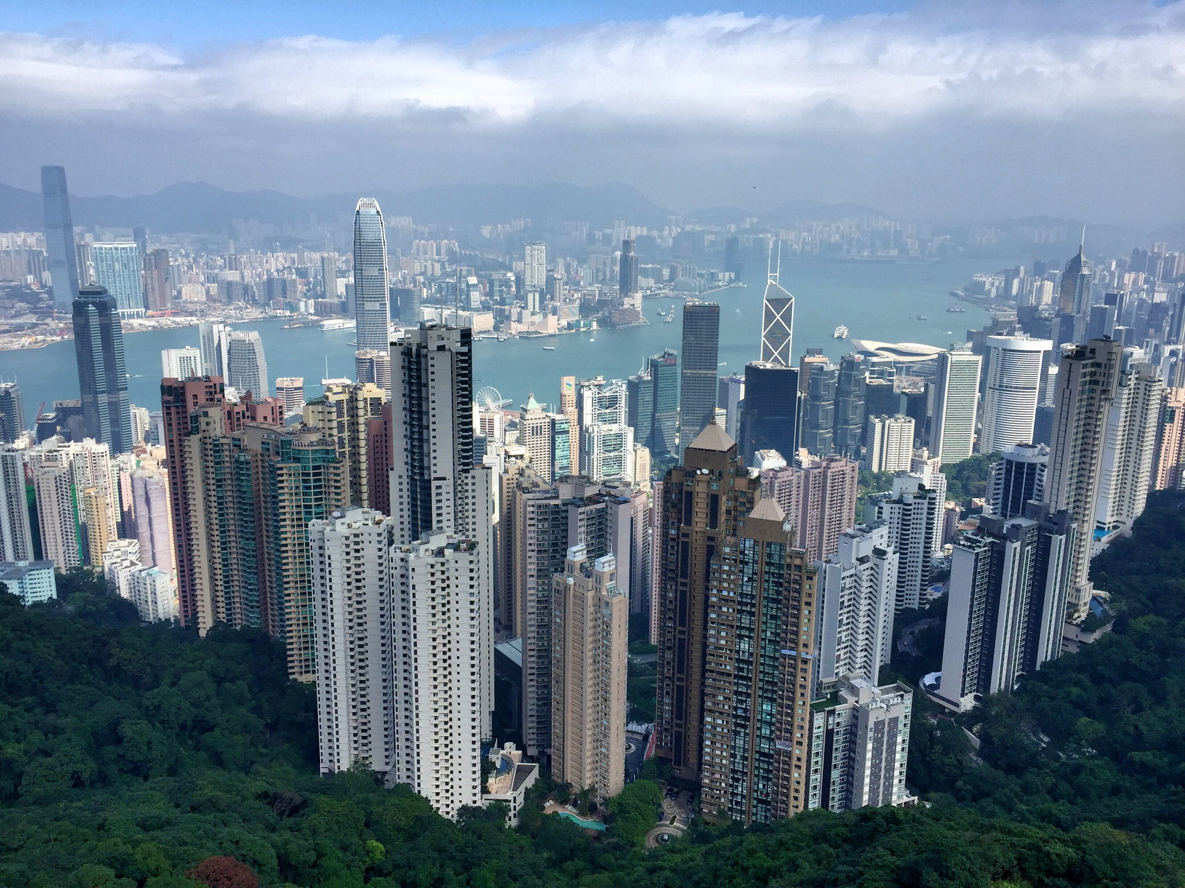 香港太平山顶        