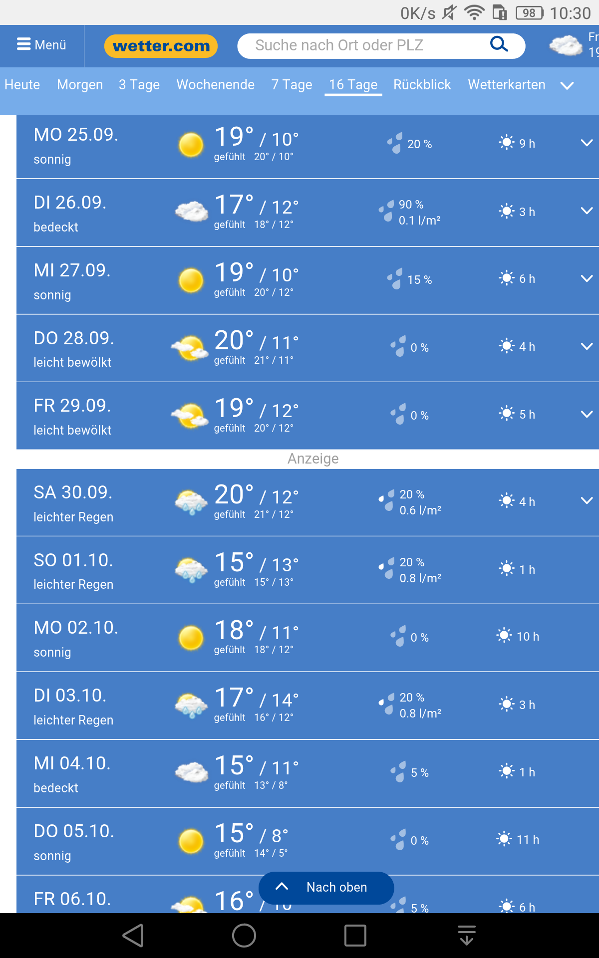 十一德國10月初天氣咋麼樣?