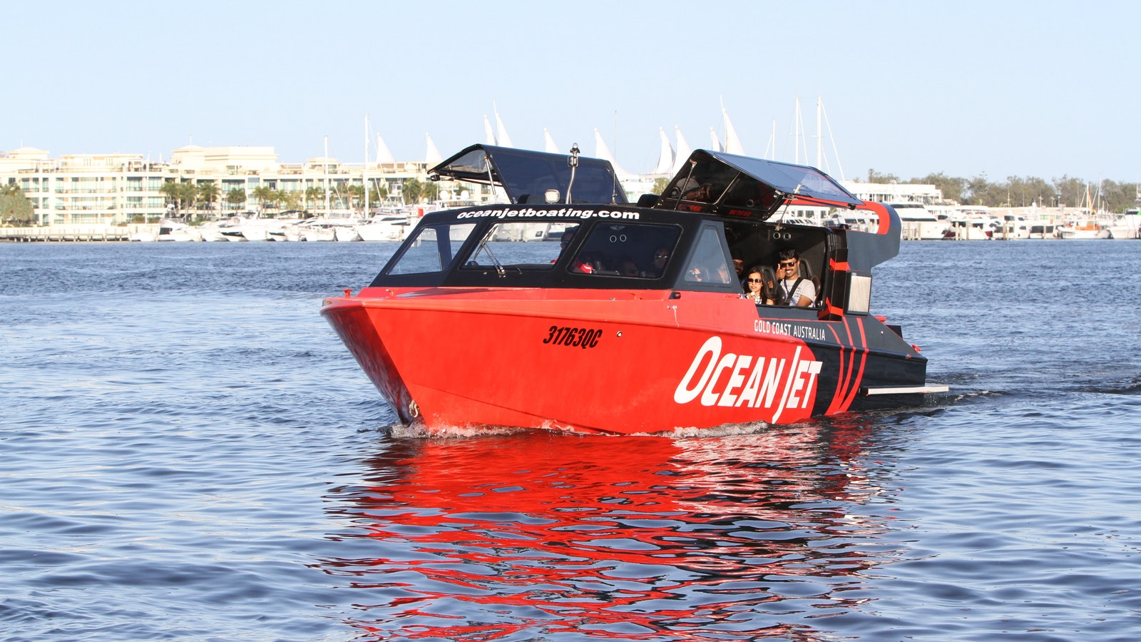 黄金海岸 喷气快艇ocean jet boat观光之旅(45/55分钟可选/可加购直升