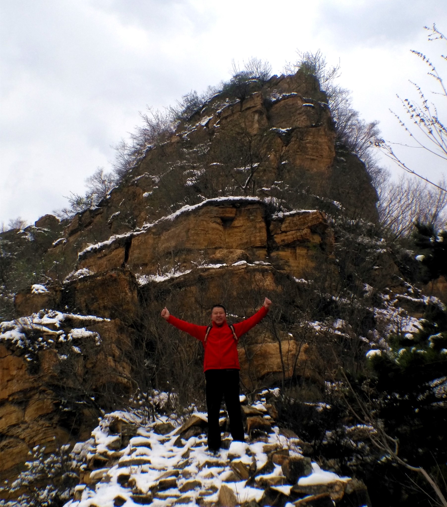 銀妝邊牆雪壓花 丨黃松峪關--黑水灣口