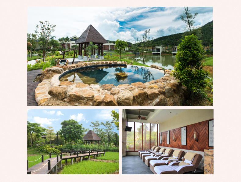 清凉一夏江门恩平爱必侬泉林酒店2天1晚悦湖公馆双人自助早餐泉林水