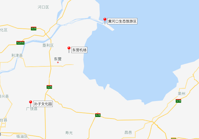 东营黄河入海口地图图片